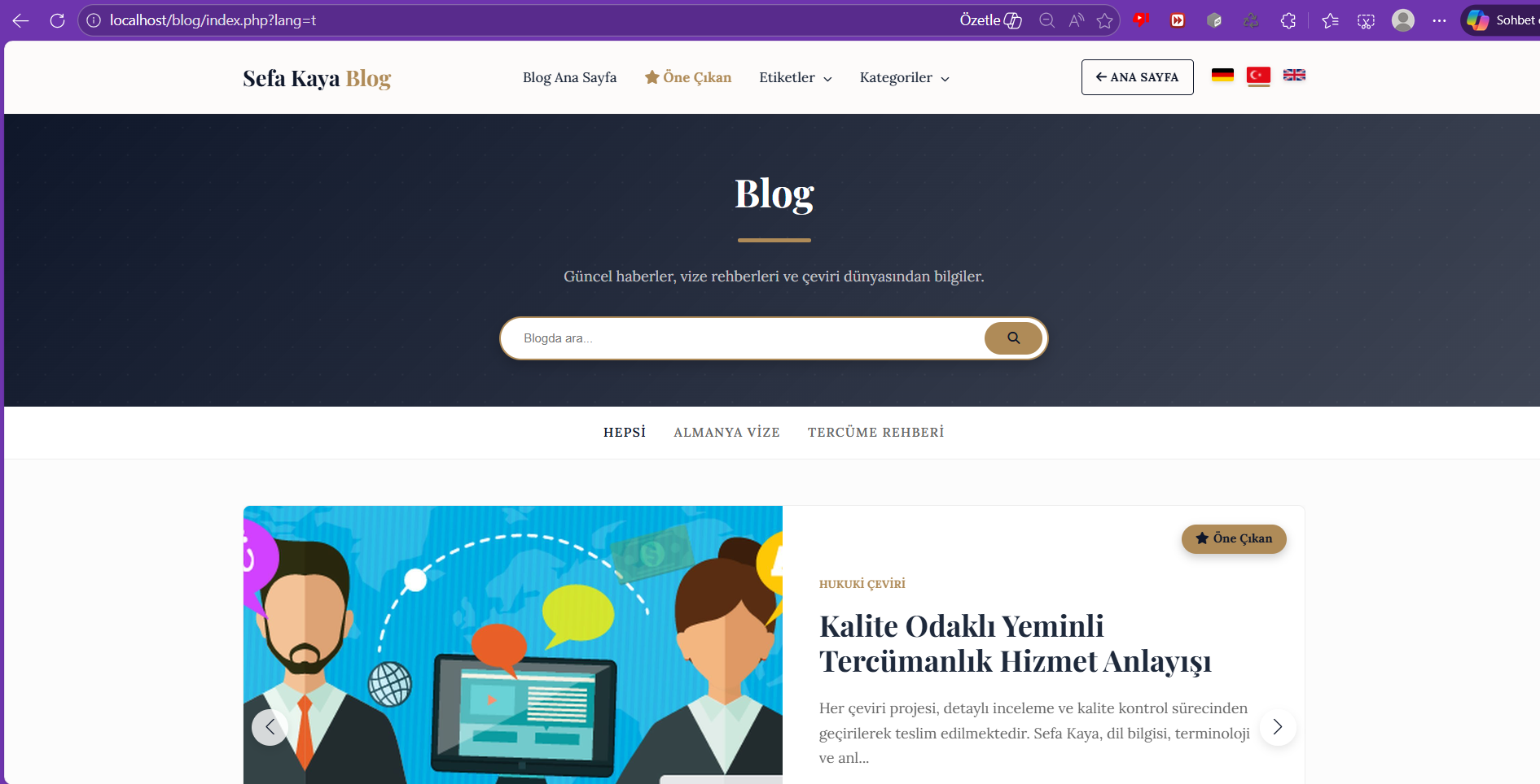 Blog Yine